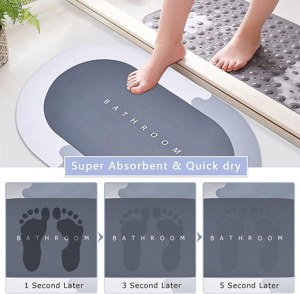 Super Absorbent Anti-Slip Bath Mat — Quick Dry