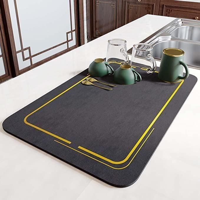 Quick-Dry Absorbent Floor Mats — Pack of 2 (Assorted Designs)